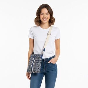 Coach RARE North/South Swingpack Navy Signature Crossbody - Style F51163